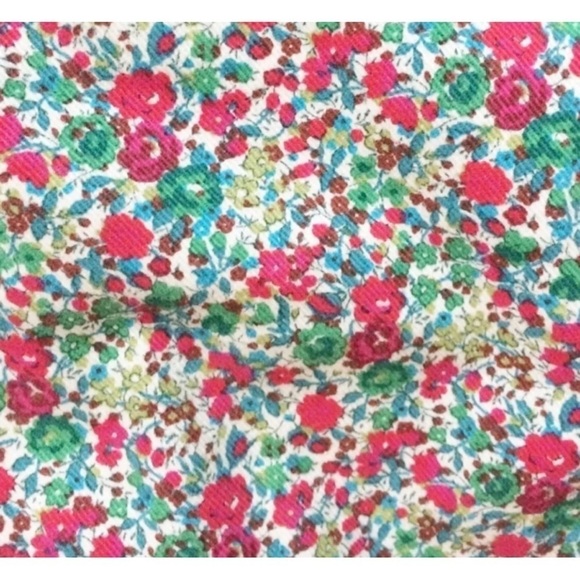 J Crew Sz 26 Toothpick Crop Floral Print Jean Liberty Bloom Emma Georgina Spring - Picture 5 of 14